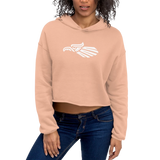 Aguila Crop Hoodie (Peach)