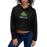 Agave & Co. Crop Hoodie (Black)