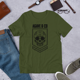 Calavera Military T-Shirt Fitted (Army Green)