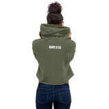 Aguila Crop Hoodie (Olive)