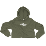 Aguila Crop Hoodie (Olive)