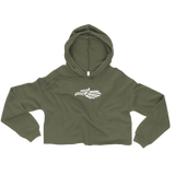 Aguila Crop Hoodie (Olive)