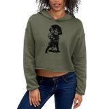 G.E.Mora Crop Hoodie (Olive)