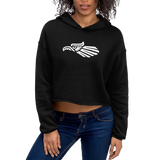 Aguila Crop Hoodie (Black)